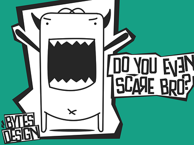 Do You Even Scare Bro? art design doodle illustration monster
