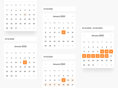Date Picker Component app component calendar component dashboard date picker date picker component ui uiux ux web app web component