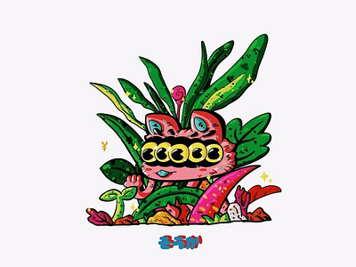 souka the five eyed clan art cat cell shading characterdesign design digital illustration flat illustration kawaii vector