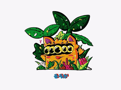 souka : the five-eyed clan animation branding cat characterdesign design digital illustration flat illustration kawaii vector