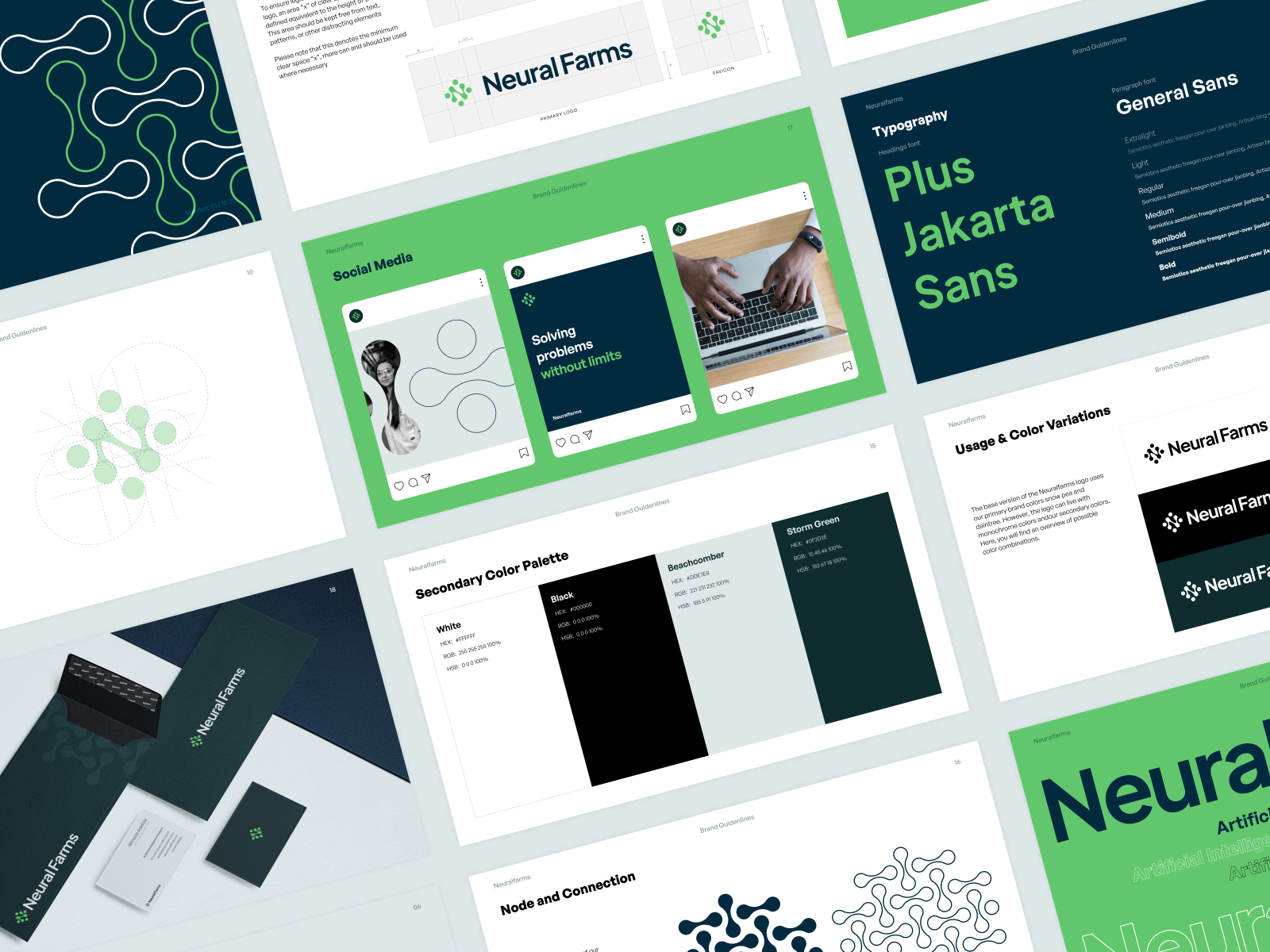 Neural Farms - Visual Identity by Oluwatimilehin Odunlami on Dribbble