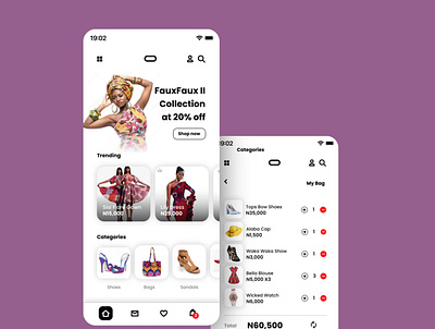 Ecommerce Style UI Design mobile app product design ui ux
