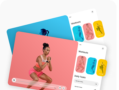 Workout Web App Concept creative figma ui user experience web app