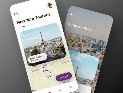 Travel App UI Design figma gui product design ui design uiux user experience user interface