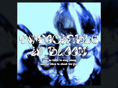 unsociabloom acidgraph gothic graphic design grunge inkbleed nirvana texture