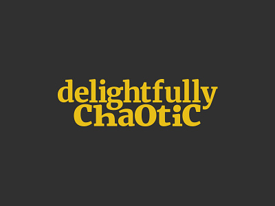 Delightfully Chaotic Logo branding logo mark