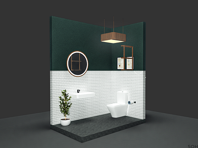 Bathroom Interior 3d 3d design bathroom interior branding design floorplan interior interior design sketchup