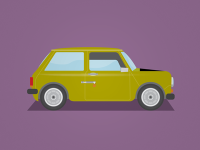 Mrbean car collection iconic mr bean vector