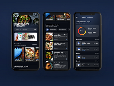 Lifestyle Coaching App Design: Meals