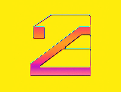 2 A's chrome chrometype design illustration lettering logo metal type typography vector