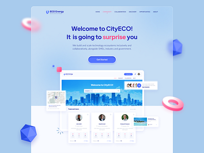 CityECO Energy Platform ⚡ Landing Page