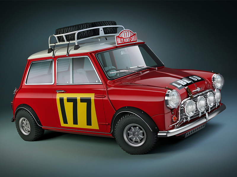 3D Mini Morris Cooper 1275s by Norbert Mikolajczyk on Dribbble