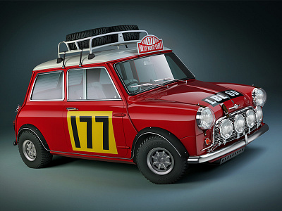 3D Mini Morris Cooper 1275s