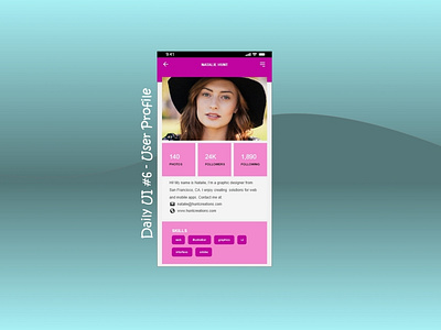 Daily UI #6 - User Profile