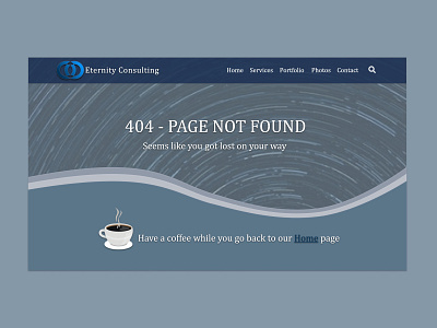 Daily UI #8 - 404 Page