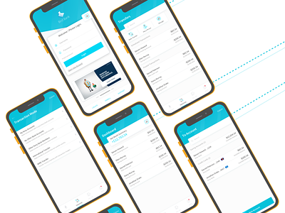 Mobile Banking App UI concept