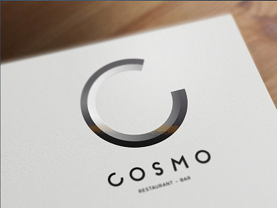 Cosmo Restaurant Bar bymz cosmo design graphic logo