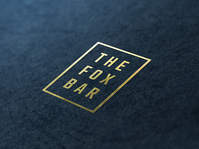 The Fox Bar bar bymz gold logo restaurant