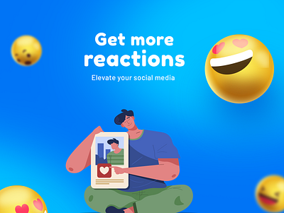 Get more reactions art branding design graphic design illustrator minimal typography ui ux vector