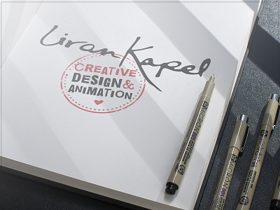 Liran Kapel Animation's Hand Written Logo free writing logo
