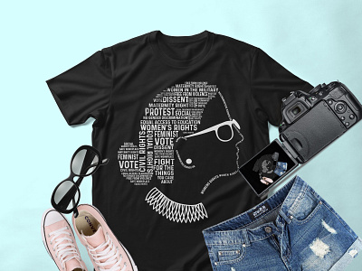 Notorious RBG Shirt Ruth Bader Ginsburg Quotes Feminist T-shirt