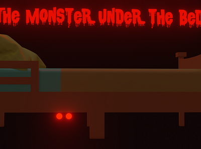 The Monster Under The Bed 2.81 3d blender design eevee illustration render