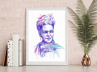 Illustration of Frida design digital art digital painting illustration illustration digital