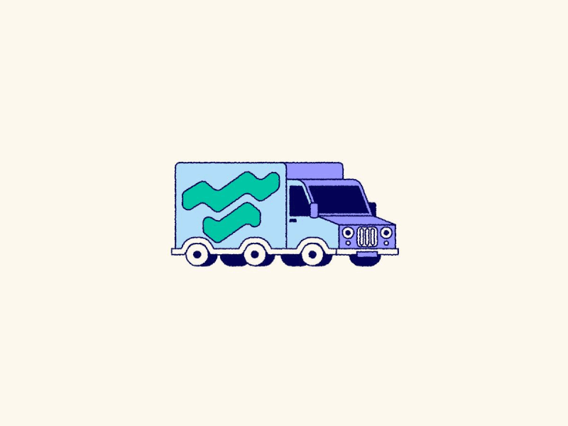 Crazy Truck automotive badge car city cycle future icon illustration motorcycle smartcity tesla transportation truck uber vehicle