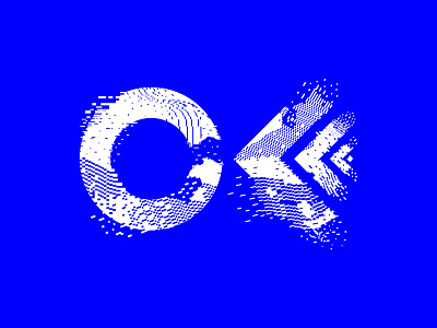 OFFF festival logo barcelona blue campaign computer digital festival glitch lettering logo offf pixel type