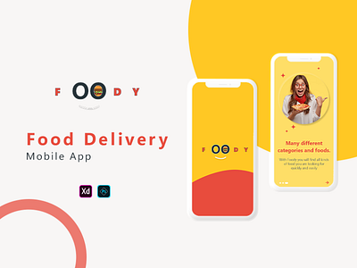 Foody Mobile App app branding design ui ux