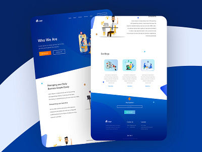 Digital Agency Landing Page design