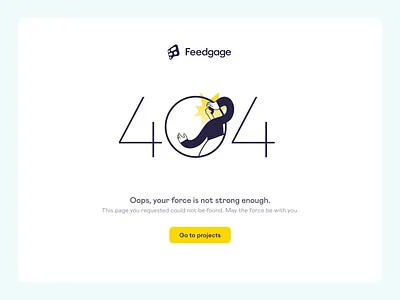Feedgage - Error Pages /404 /500 /401 401 404 404page 500 design error illustration minimal not found page not found server error ui website