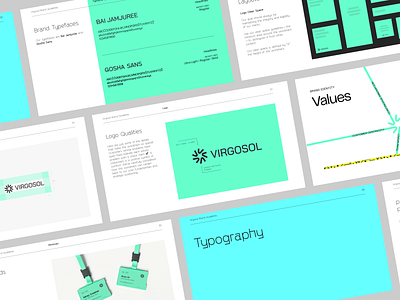 Virgosol - Branding brand branding branding guidelines design guideline illustration logo logomark logotype minimal test vector