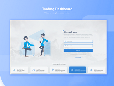 Trading Dashboard html photoshop ux design website