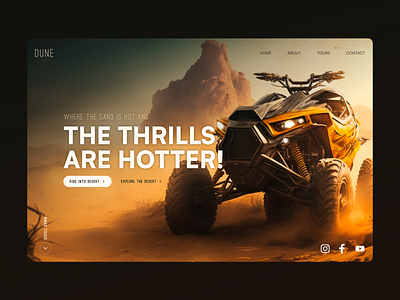 Website for ATV rentals