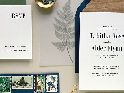 big sur suite || wedding stationery