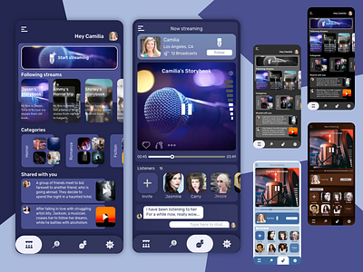 Audio Streaming App Concept