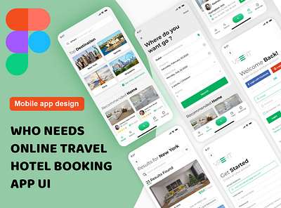 Travel App UI app design branding graphic design logo travel