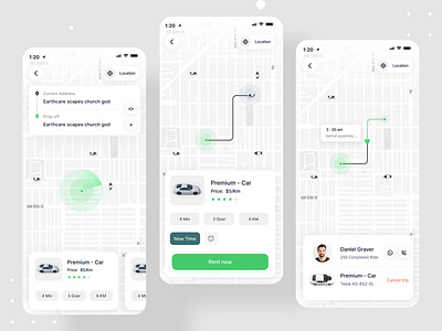 Ride Sharing Mobile App - Gonippy app