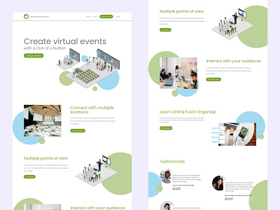 Concept Design for an Online Event Organizer