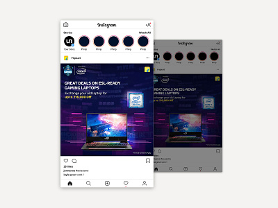 Flipkart ESL Instagram Post Design branding carousel ads design e commerce facebook flipkart social media design visual design