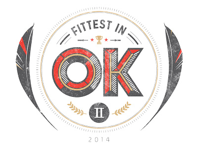 Fittest in OK II amy cassidy crossfit feather flint flint.io flintinc fuller hand drawn okc oklahoma sport