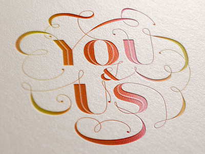 You And Us: Foiled Hand Type