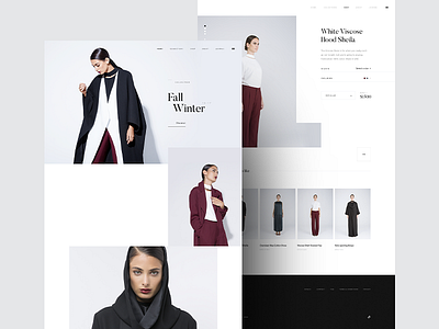 Bouguessa black dubai grid i layout luxury minimal ui ux ux fashion webdesign white