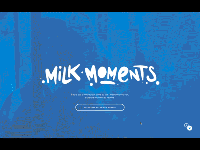 Milk Moments 24 drag experience experiment fullscreen grid hours interactive milk parallax video webdesign