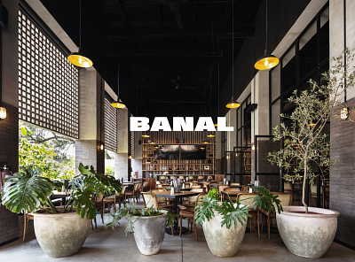 BANAL brand design brand identity branding graphicdesign mexico restaurant restaurant logo