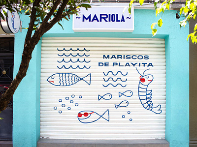 Mariola branding illustration interiordesigner mexicocity restaurant