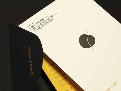 casa müi branding branding and identity chef event food logotype menu menudesign mexico naming popup restaurant restaurantdesign stationary typography