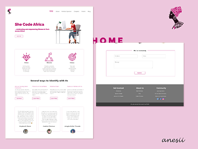 SheCodeAfrica Submission design shecode shecodeafrica web web design web design agency website