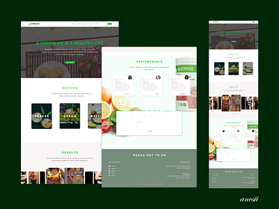 Herbalife Webpage food fruits herbalife nutrition smoothie webpage webpage design